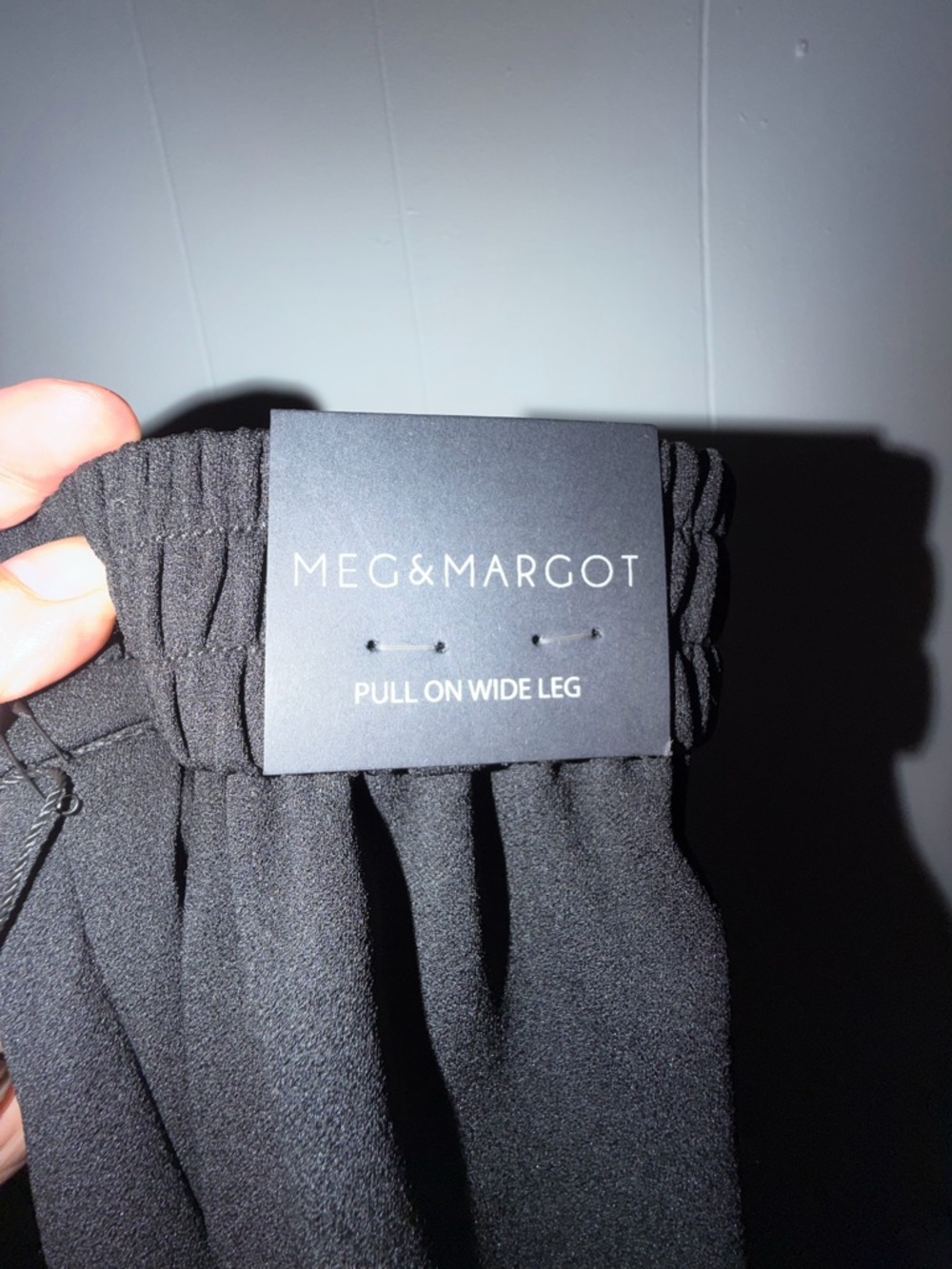 Black Drawstring Trousers - Picture 3 of 5